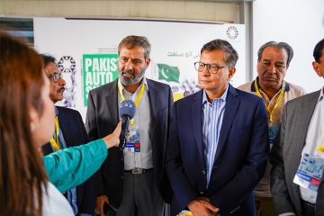 Press Conference during the Setup day